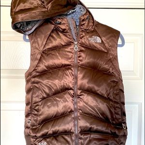 North Face hooded vest